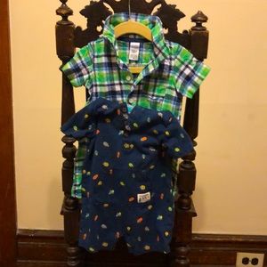 Carter’s Retro cool dude onesies
